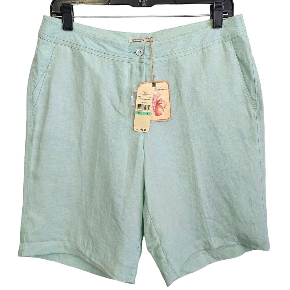 NWT Tommy Bahama Daylight Linen Bermuda Short Size 8